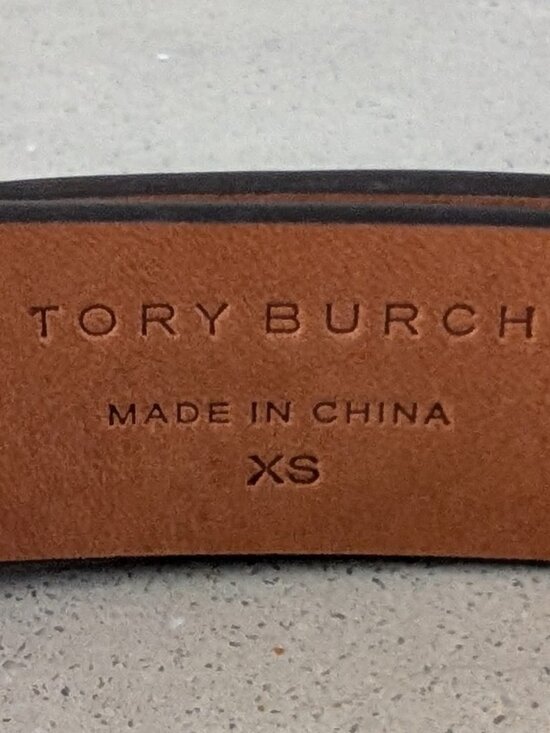 Tory Burch Reversible Leather Belt White Tan XS main image 8